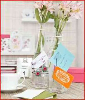 botellas florero