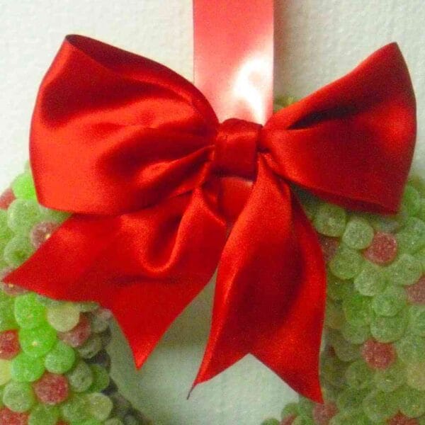 Como hacer Moño rojo Navidad