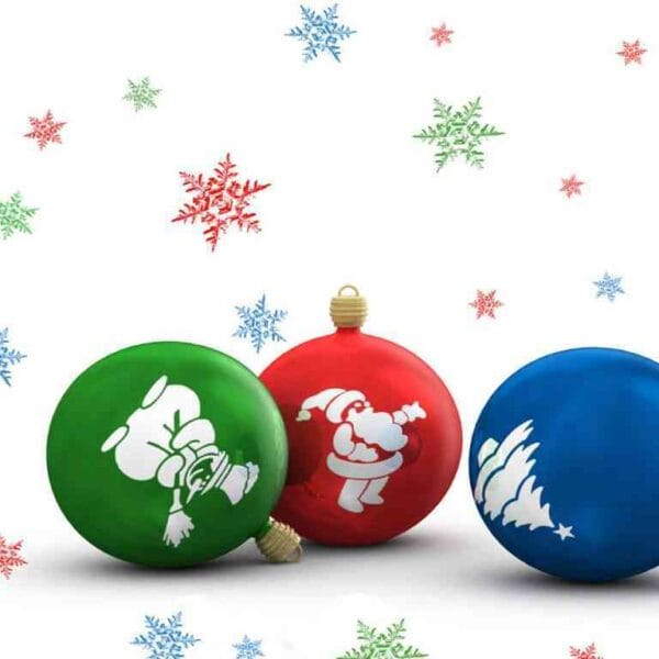 Adorno Navidad. Esfera 3D