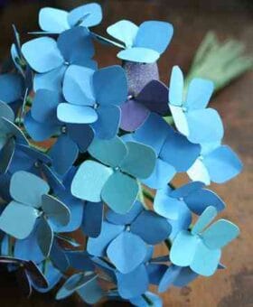 Cómo hacer una rosa de papel 2 flores