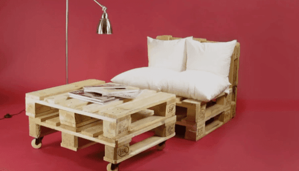 Cómo hacer un sofá y una mesa con palés