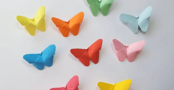 DIY: cómo hacer mariposas de papel ¡fácil y rápido!