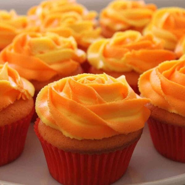 cupcakes de naranja