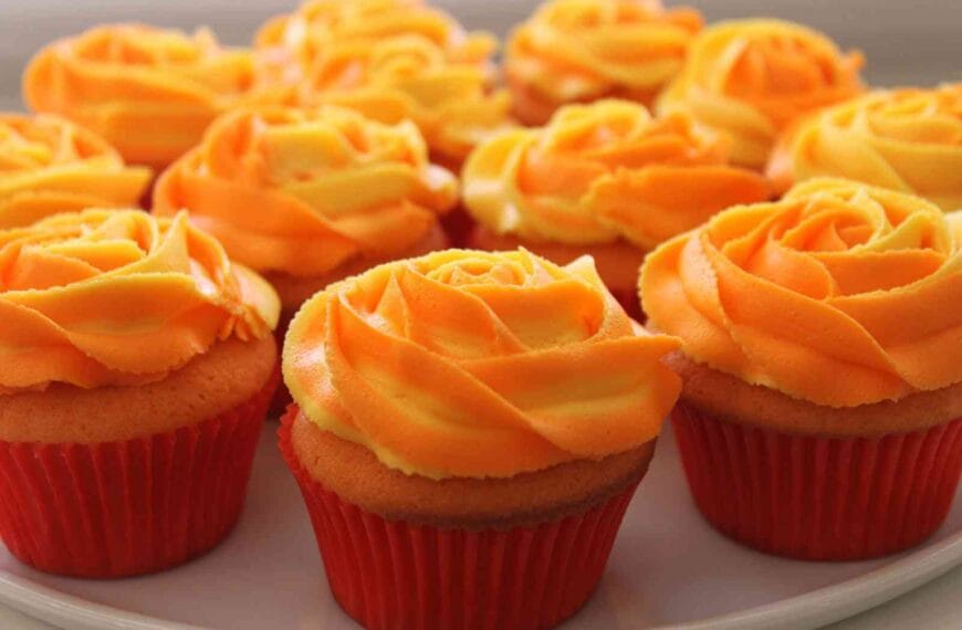 cupcakes de naranja