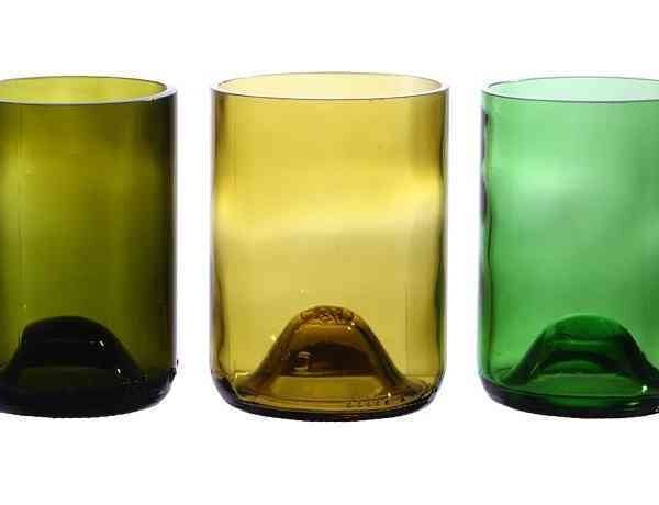Como hacer vasos con botellas de vidrio