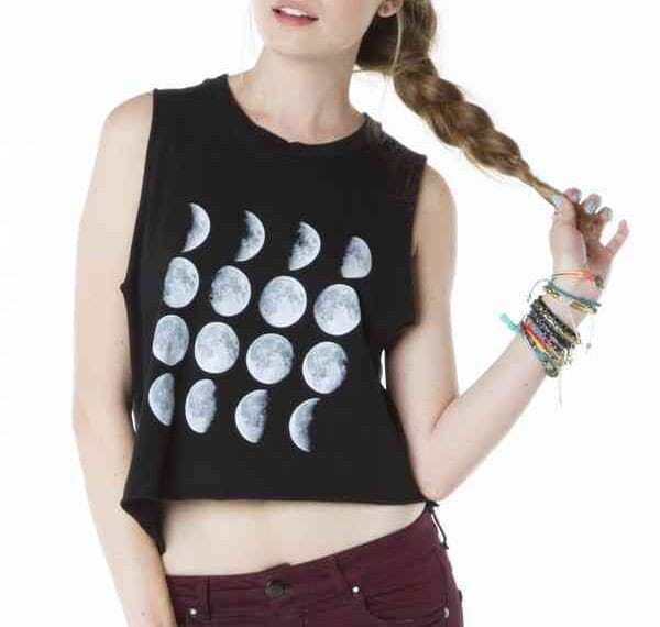 camiseta de lunas
