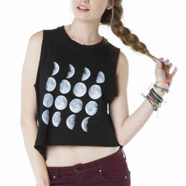 camiseta de lunas