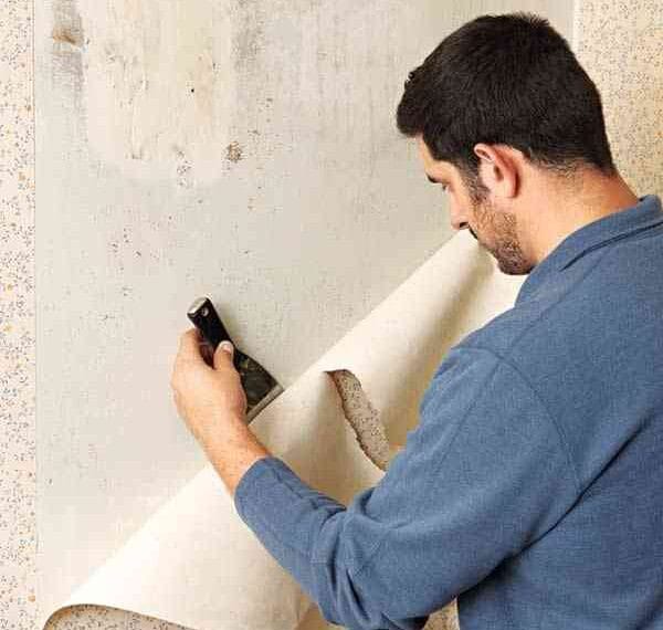 retirar papel pintado