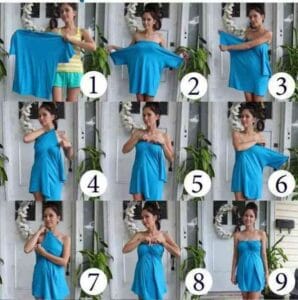 tutorial para hacer un vestido de una camiseta