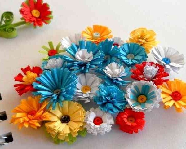 flores de papel