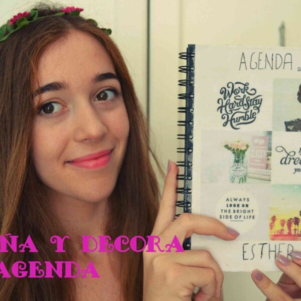 Idea original para decorar una agenda personalizada