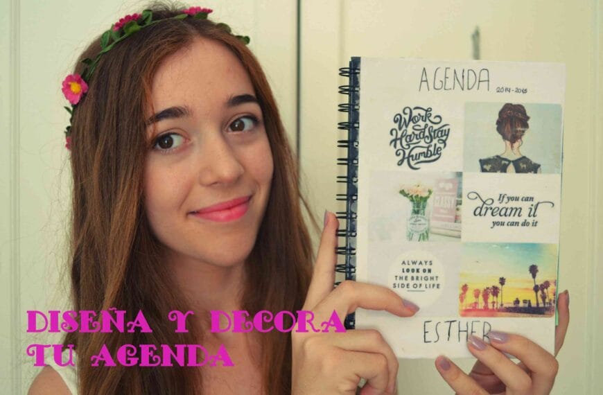 Idea original para decorar una agenda personalizada