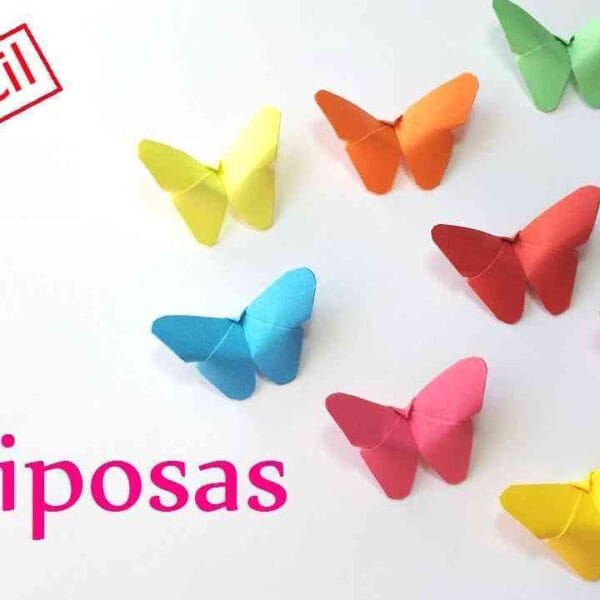 Decora la habitación de tus hijos con mariposas de papel