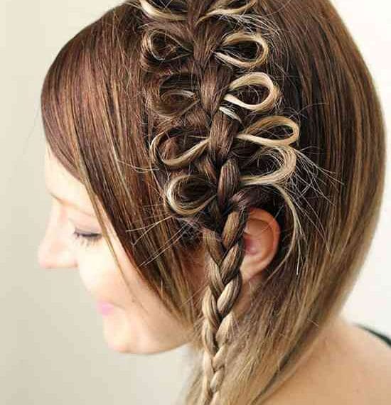 peinado estilo bow