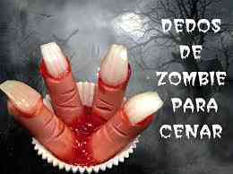 Receta para Halloween: dedos de zombie
