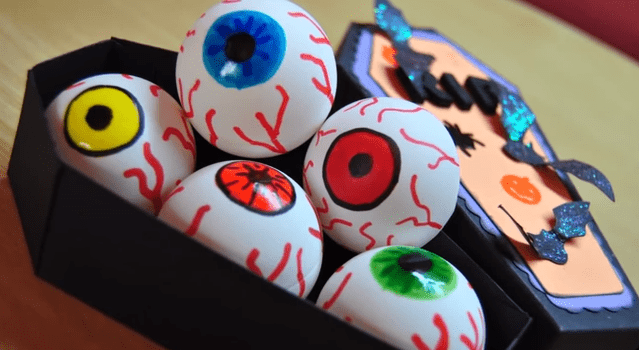 Ojos para decorar en Halloween