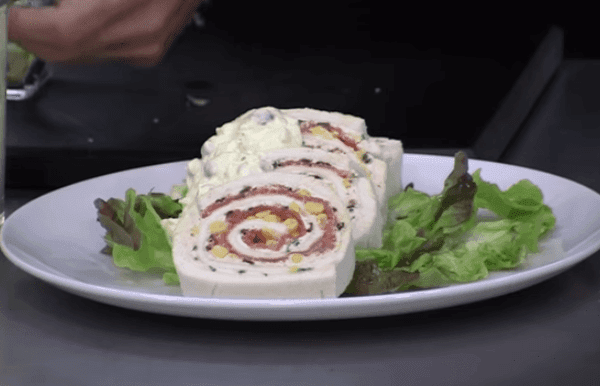 Delicioso brazo gitano salado para esta Navidad