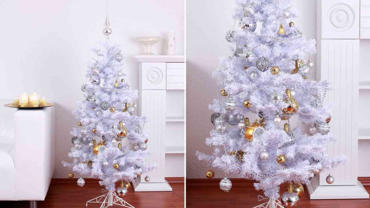 árbol de Navidad blanco