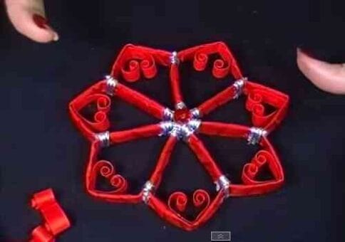 copo de nieve reciclado