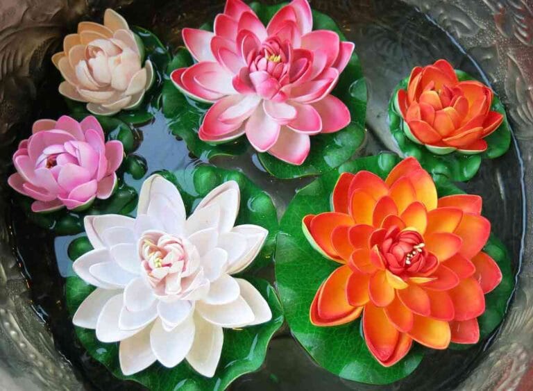 flor de plastico