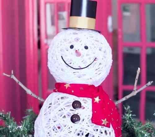 hombre de nieve para decorar