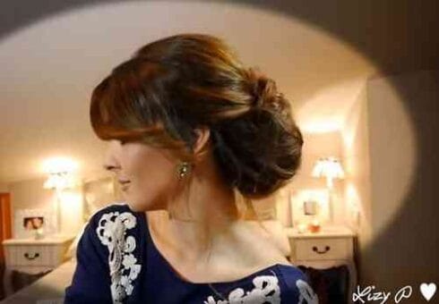 peinado recogido navidad 2014