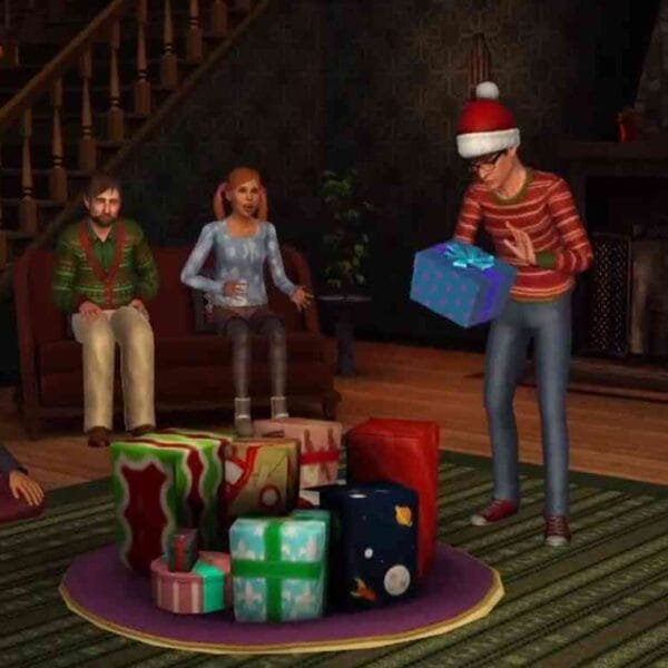 Decoración en Navidad con Los Sims