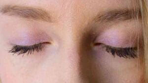 parpados maquillados