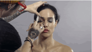 maquillaje y peinado estilo irani