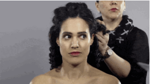 transformacion en mujer irani en los años 70