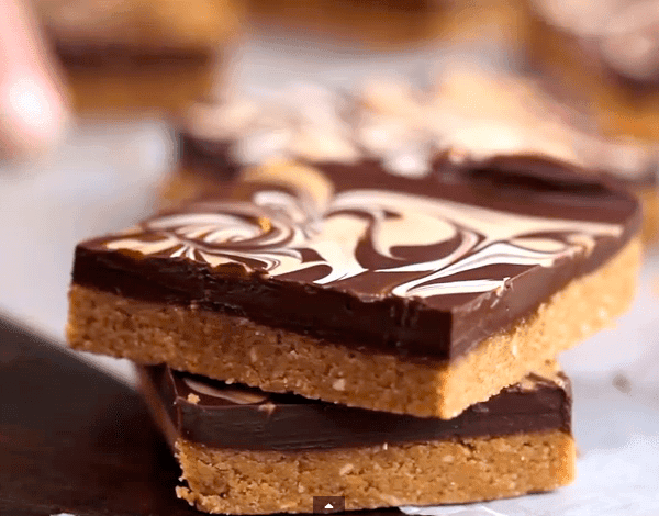 receta casera hecha con maní y chocolate