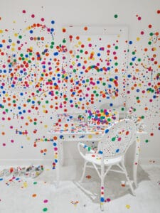exposición de Yayoi Kusama