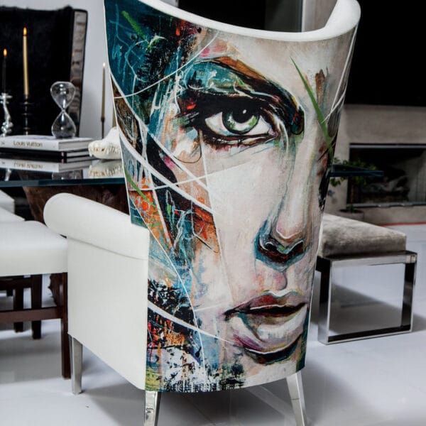 silla o butaca blanca de diseño