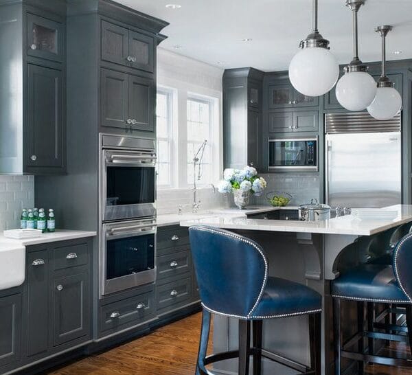 cocina en color gris