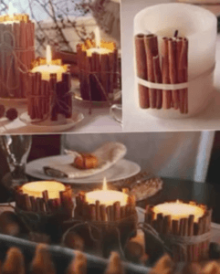 fabricar un centro de mesa navideño