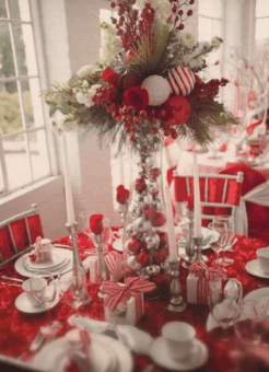 Fabricar un centro de mesa navideño para decorar en fiestas 28 fabricar un centro de mesa navideño