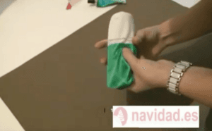 hacer un muñeco de nieve DIY