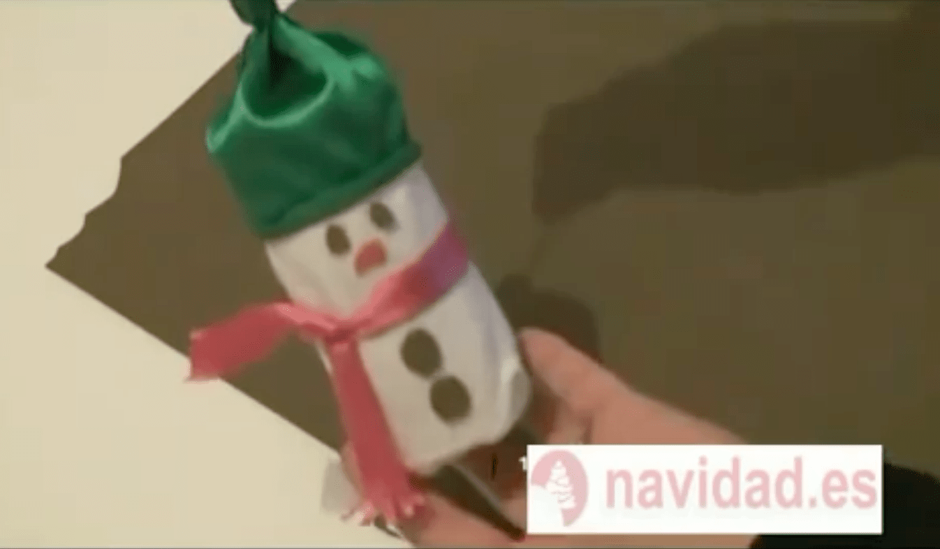 hacer un muñeco de nieve DIY