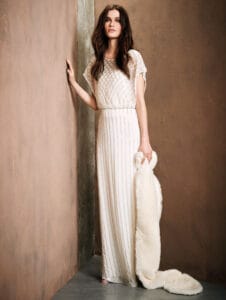 vestido de fiesta en color blanco