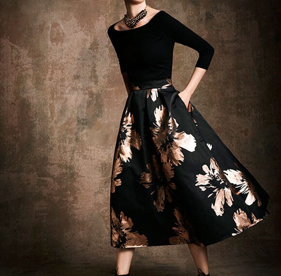vestido estampado