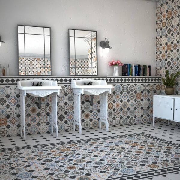 toque vintage al cuarto de baño