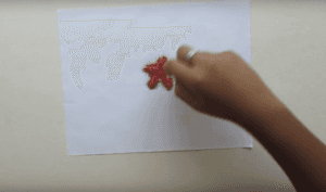 árbol de Navidad de papel