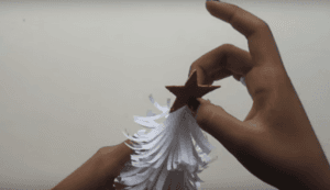 árbol de Navidad de papel