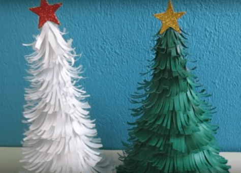 árbol de Navidad de papel