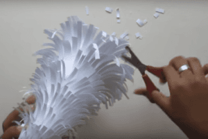 árbol de Navidad de papel