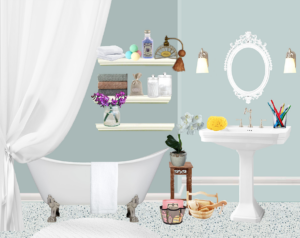 decorar un baño pequeño