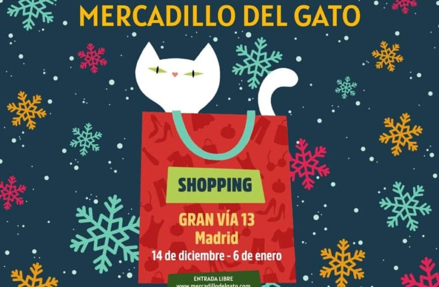 Nueva portada 8 Mercadillo del Gato 2024 desde el 14 de diciembre en Gran Vía 13