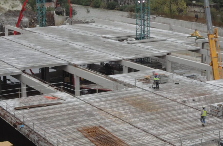 El consumo de prefabricados de hormigón sube un cinco por ciento hasta agosto, según Andece